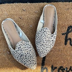Leopard print slides